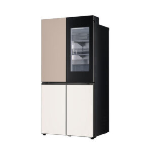 LG 디오스 냉장고 렌탈 4도어 M626GCB332S 브라운/베이지 613L 키친핏 노크온 72개월의무