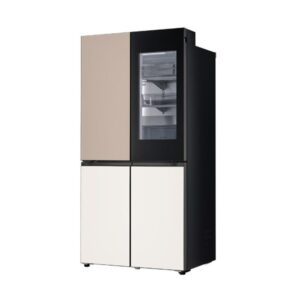 LG 디오스 냉장고 렌탈 4도어 M626GCB352S 브라운/베이지 601L 키친핏 노크온 72개월의무