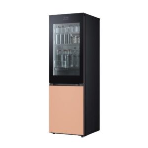 LG 모던엣지 냉장고 렌탈 2도어 Q343GIH183S 피치 349L 키친핏 노크온 72개월의무