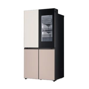 LG 디오스 냉장고 렌탈 4도어 M626GGA352S 토프/아몬드 601L 키친핏 노크온 72개월의무