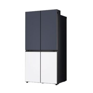 LG 디오스 냉장고 렌탈 4도어 M626MNQ032S 네이비/화이트 613L 키친핏 72개월의무