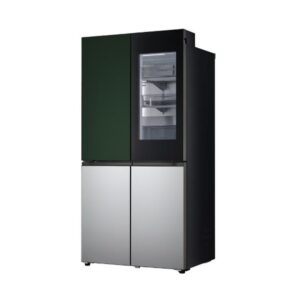 LG 디오스 냉장고 렌탈 4도어 M626SGS332S 그린/실버 613L 키친핏 노크온 72개월의무